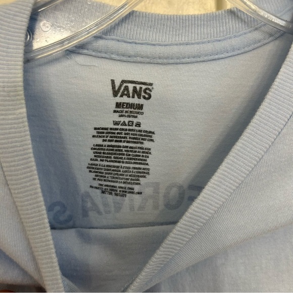 Vans Off The Wall Southern California Light Blue Graphic T-Shirt Size M - Picture 3 of 6